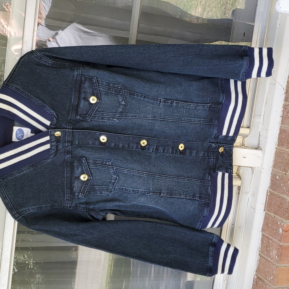 DG2 denim jacket- sz. M - Picture 3 of 9